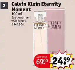 Kruidvat Calvin Klein Eternity Moment aanbieding