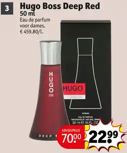 Kruidvat Hugo Boss Deep Red aanbieding