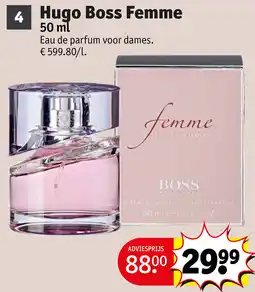 Kruidvat Hugo Boss Femme aanbieding