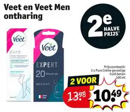 Kruidvat Veet en Veet Men ontharing aanbieding