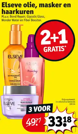 Kruidvat Elseve olie, masker en haarkuren aanbieding