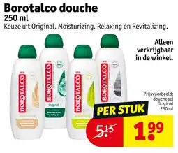 Kruidvat Borotalco douche aanbieding