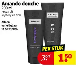 Kruidvat Amando douche aanbieding