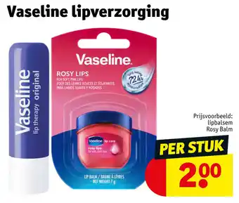 Kruidvat Vaseline lipverzorging aanbieding