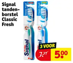 Kruidvat Signal tandenborstel Classic Fresh aanbieding