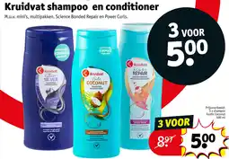 Kruidvat Kruidvat shampoo en conditioner aanbieding