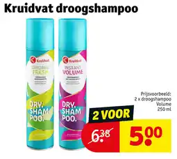 Kruidvat Kruidvat droogshampoo aanbieding