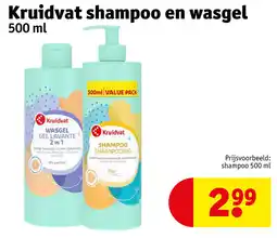 Kruidvat Kruidvat shampoo en wasgel aanbieding