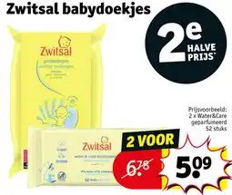 Kruidvat Zwitsal babydoekjes aanbieding