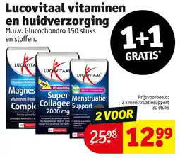 Kruidvat Lucovitaal vitaminen en huidverzorging aanbieding