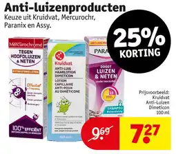 Kruidvat Anti-luizenproducten aanbieding