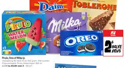 Jumbo Pirulo, Oreo of Milka ijs aanbieding