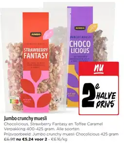 Jumbo Jumbo crunchy muesli aanbieding