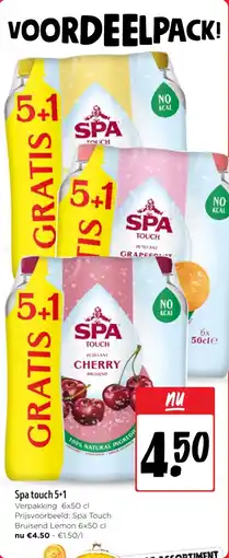 Jumbo Spa touch 5+1 aanbieding