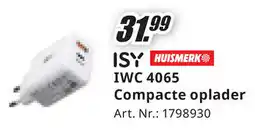 MediaMarkt ISY IWC 4065 Compacte oplader aanbieding