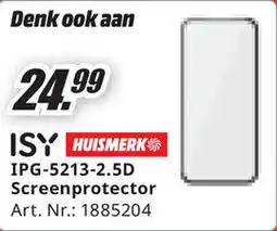 MediaMarkt ISY IPG-5213-2.5D Screenprotector aanbieding
