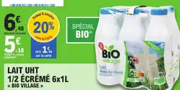 E.Leclerc Bio village lait UHT aanbieding