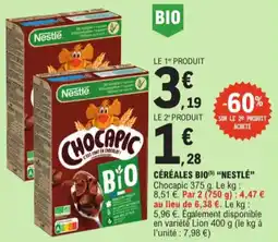 E.Leclerc Nestle cereales bio chocapic aanbieding