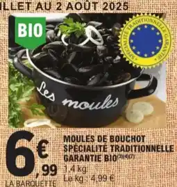 E.Leclerc Moules de bouchot specialité traditionnelle garantie bio aanbieding