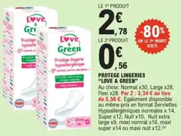 E.Leclerc Love & green protege lingeries aanbieding