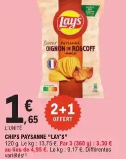 E.Leclerc Lay's chips paysanne aanbieding