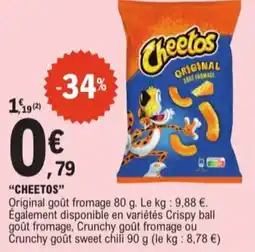 E.Leclerc Cheetos original gout fromage aanbieding