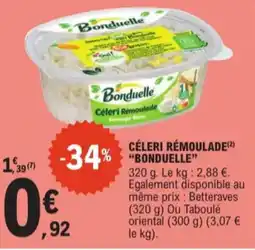 E.Leclerc Bonduelle céleri rémoulade aanbieding