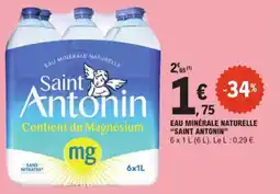E.Leclerc Saint antonin eau minérale naturelle aanbieding