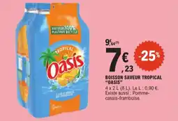 E.Leclerc Oasis boisson saveur tropical aanbieding