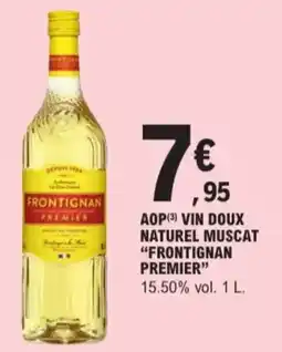 E.Leclerc Frontignan premier aop vin doux naturel muscat aanbieding