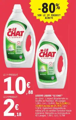 E.Leclerc Le chat lessive liquide aanbieding