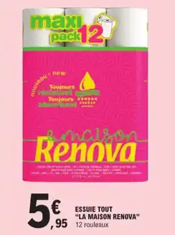 E.Leclerc La maison renova essuie tout aanbieding