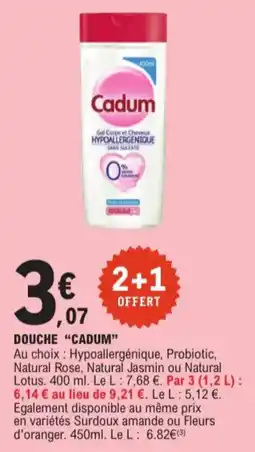 E.Leclerc Cadum douche aanbieding