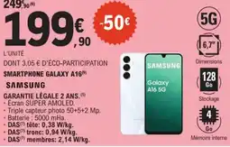 E.Leclerc Samsung smartphone galaxy A16 aanbieding
