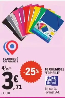 E.Leclerc Oxford 10 chemisestop file aanbieding