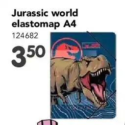 Happyland Jurassic world elastomap A4 aanbieding
