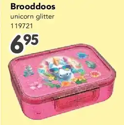 Happyland Brooddoos unicorn glitter aanbieding