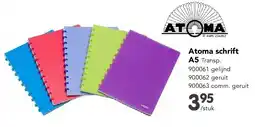 Happyland Atoma schrift A5 Transp aanbieding