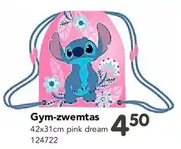 Happyland Gym-zwemtas 42x31cm pink dream aanbieding