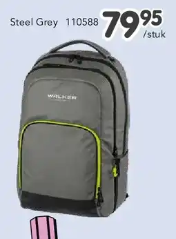 Happyland Walker College 2.0 rugzak Wizzard Steel Grey aanbieding