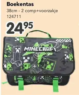 Happyland Boekentas 38cm - 2 comp+voorzakje aanbieding