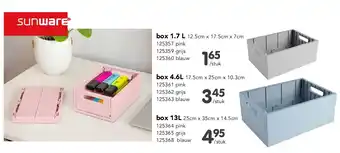 Happyland box 13L 25cm x 35cm x 14.5cm aanbieding