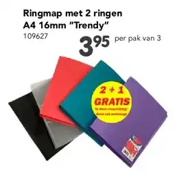 Happyland Ringmap met 2 ringen A4 16mm “Trendy” aanbieding