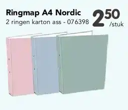 Happyland Ringmap A4 Nordic 2 ringen karton ass aanbieding
