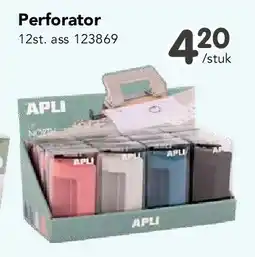 Happyland Perforator 12st. ass aanbieding