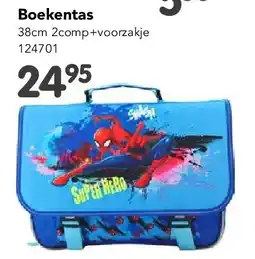 Happyland Boekentas 38cm 2comp+voorzakje aanbieding