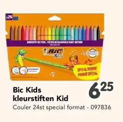 Happyland Bic Kids kleurstiften Kid Couler 24st special format aanbieding