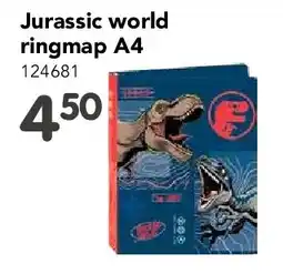 Happyland Jurassic world ringmap A4 aanbieding