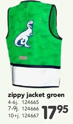 Happyland zippy jacket groen aanbieding