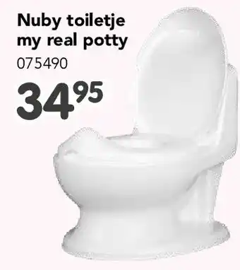 Happyland Nuby toiletje my real potty aanbieding